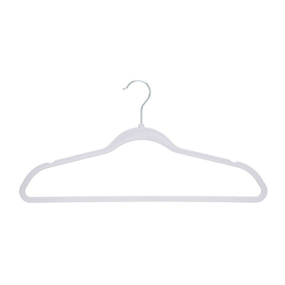 Umeraș din plastic alb cu bară pentru pantaloni - ideal pentru rochii, fuste, pantaloni, bluze și tricouri - HUMERO